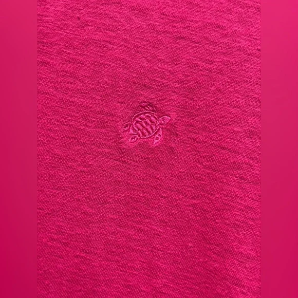 Vilebrequin Men's Hot Pink 100% Linen Polo‎ Lightweight Size XXL - Picture 2 of 11